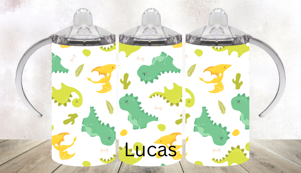 Personalised Kids Sippy Cup with Large Handles | Baby Toddler Training Cup