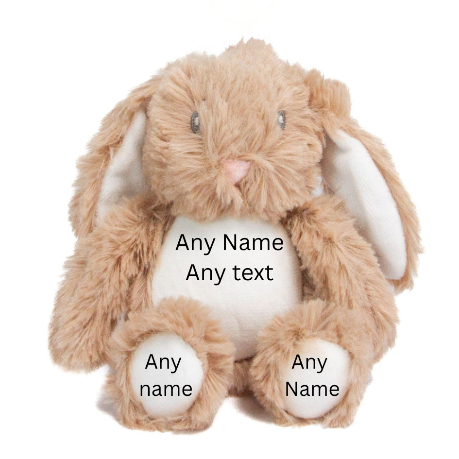 Personalised Teddy Bear – Custom Name & Message Gift