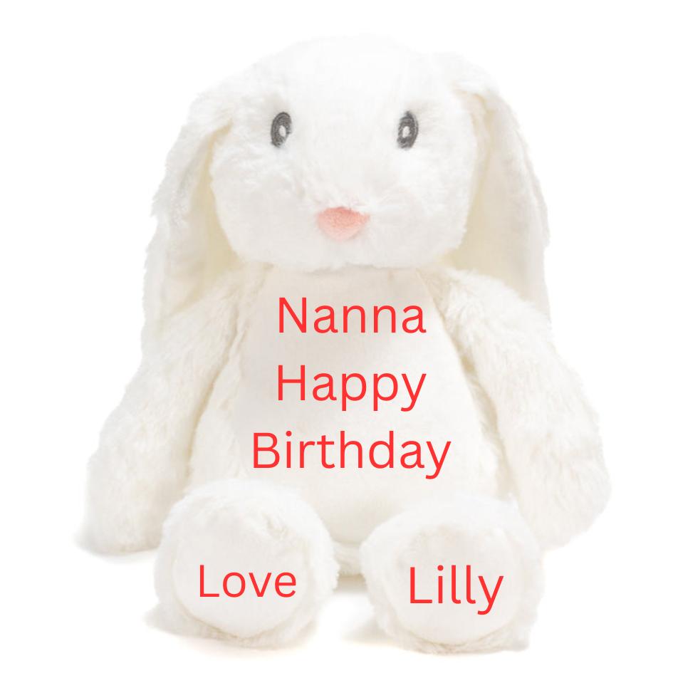 Personalised Teddy Bear – Custom Name & Message Gift