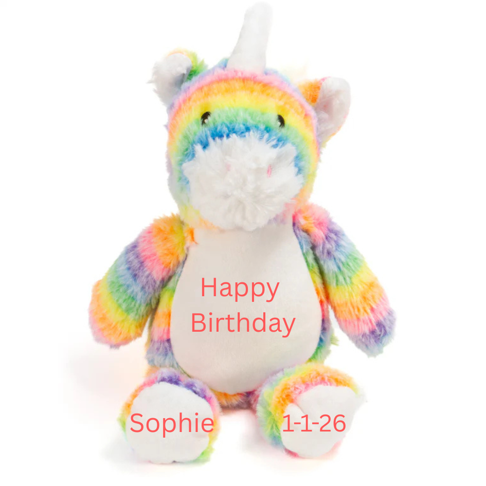 Personalised Teddy-Custom Name, Message Gift