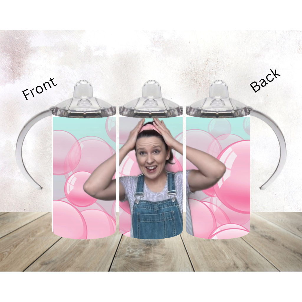 Personalised Kids Sippy Cup with Large Handles | Baby Toddler Training Cup