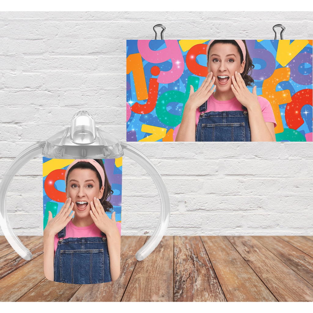 Personalised Kids Sippy Cup with Large Handles | Baby Toddler Training Cup
