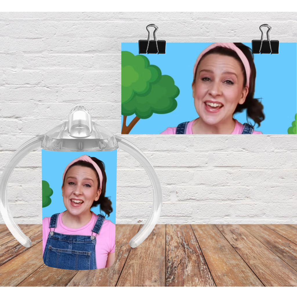 Personalised Kids Sippy Cup with Large Handles | Baby Toddler Training Cup