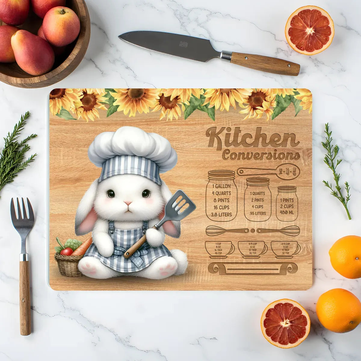 Personalised Glass Chopping Board – Custom Kitchen Gift