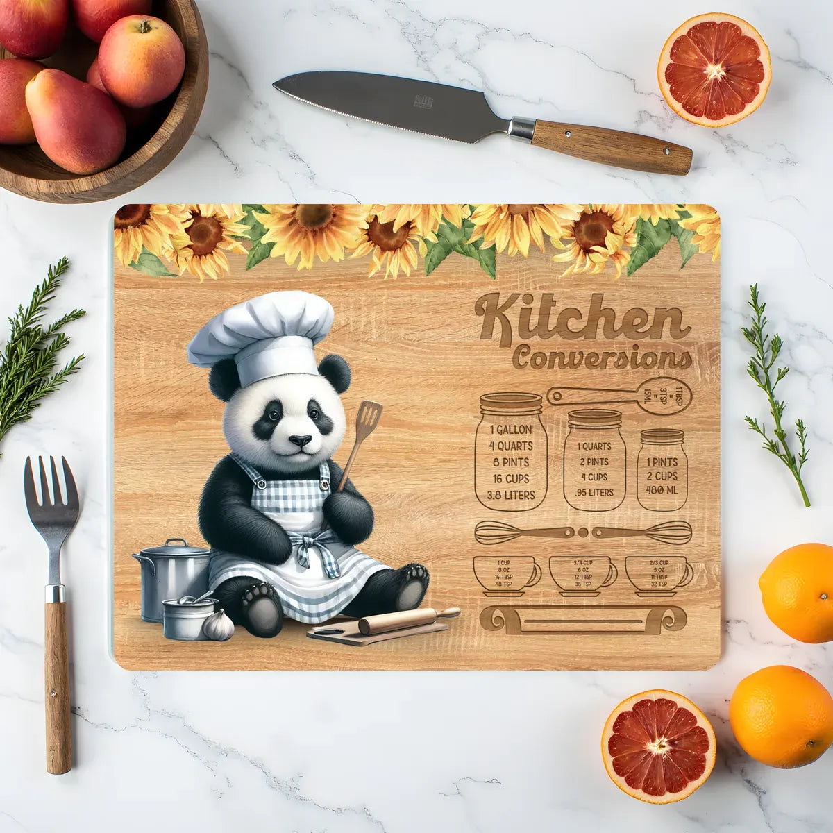 Personalised Glass Chopping Board – Custom Kitchen Gift