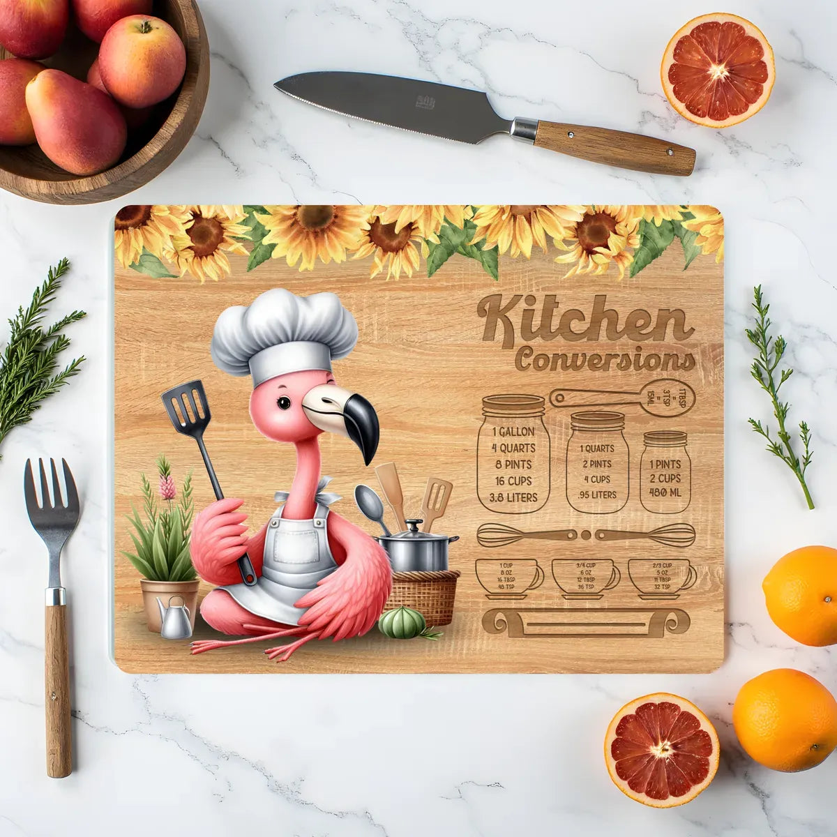Personalised Glass Chopping Board – Custom Kitchen Gift