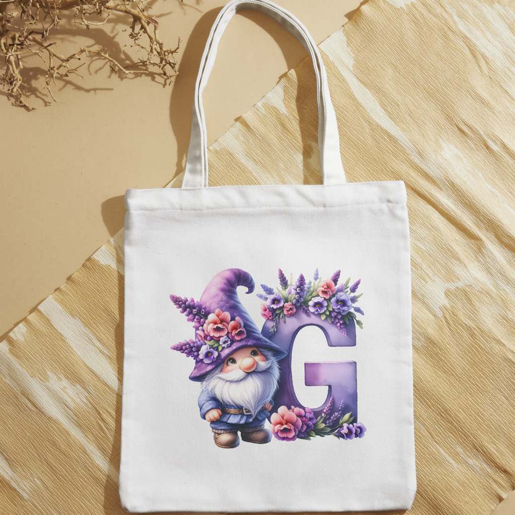 Personalised Tote Bag with Large Shoulder Handles