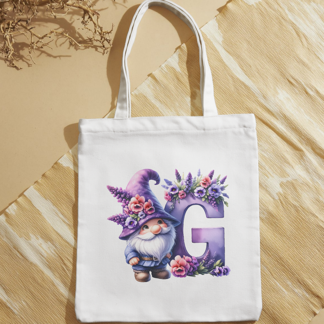 Personalised Tote Bag with Large Shoulder Handles