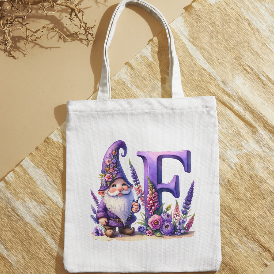 Personalised Tote Bag with Large Shoulder Handles