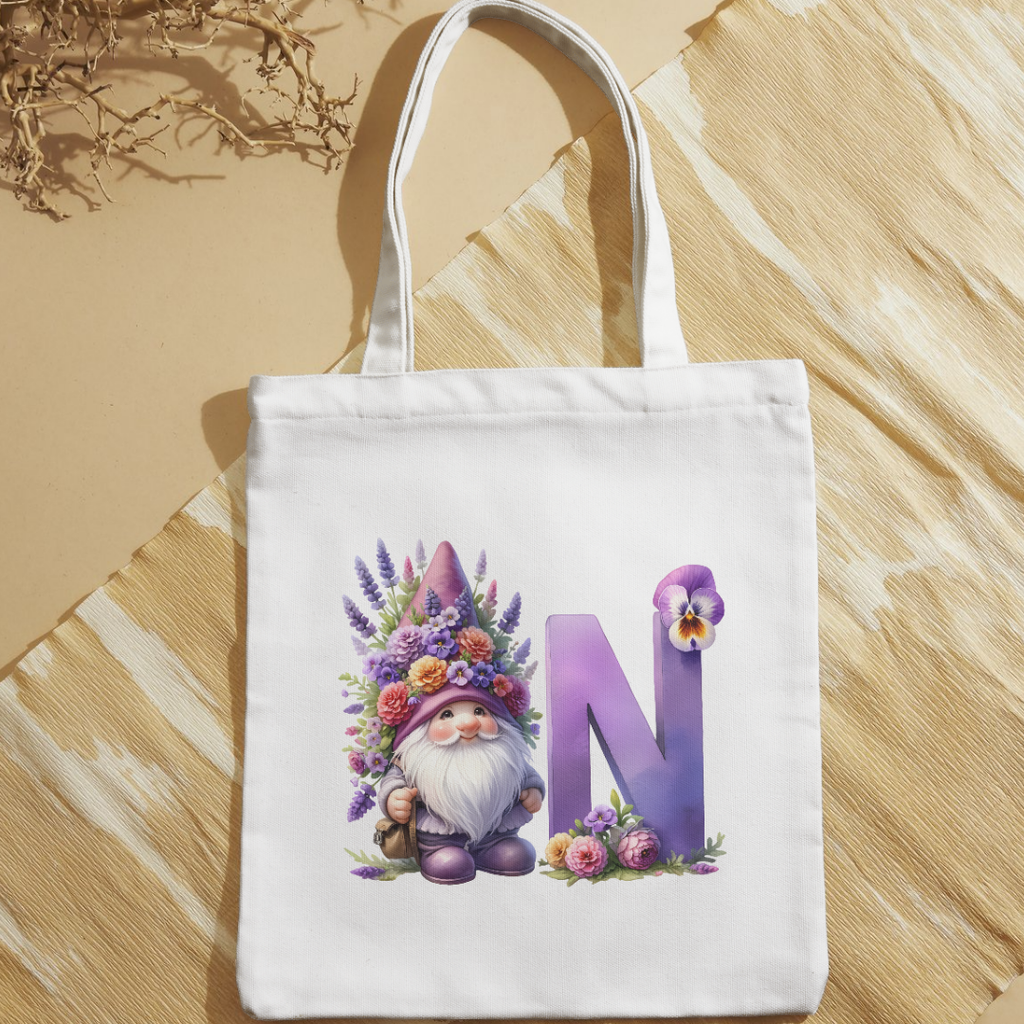 Personalised Tote Bag with Large Shoulder Handles