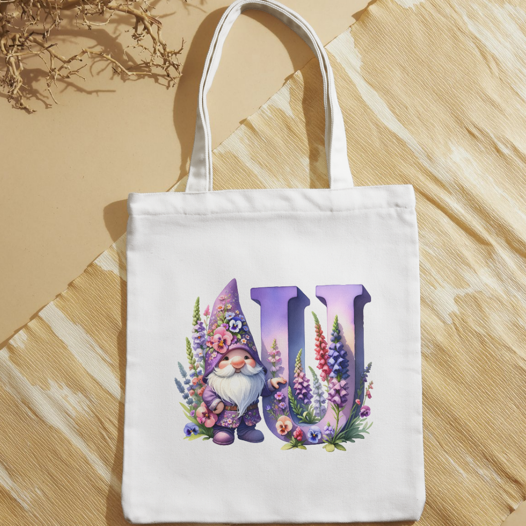 Personalised Tote Bag with Large Shoulder Handles
