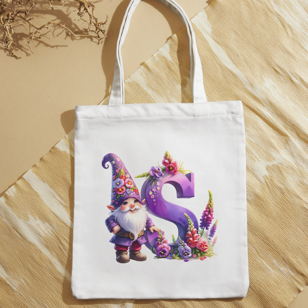 Personalised Tote Bag with Large Shoulder Handles