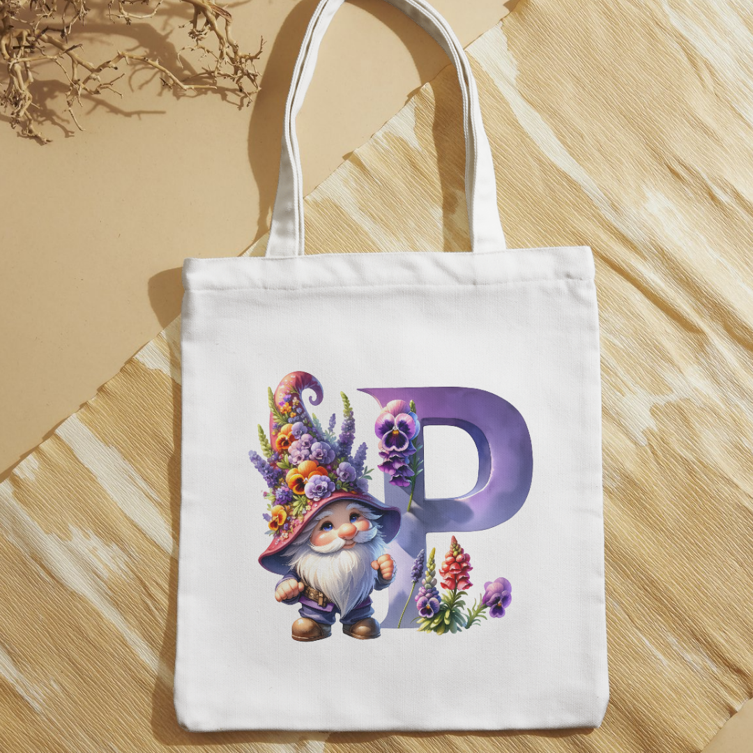 Personalised Tote Bag with Large Shoulder Handles
