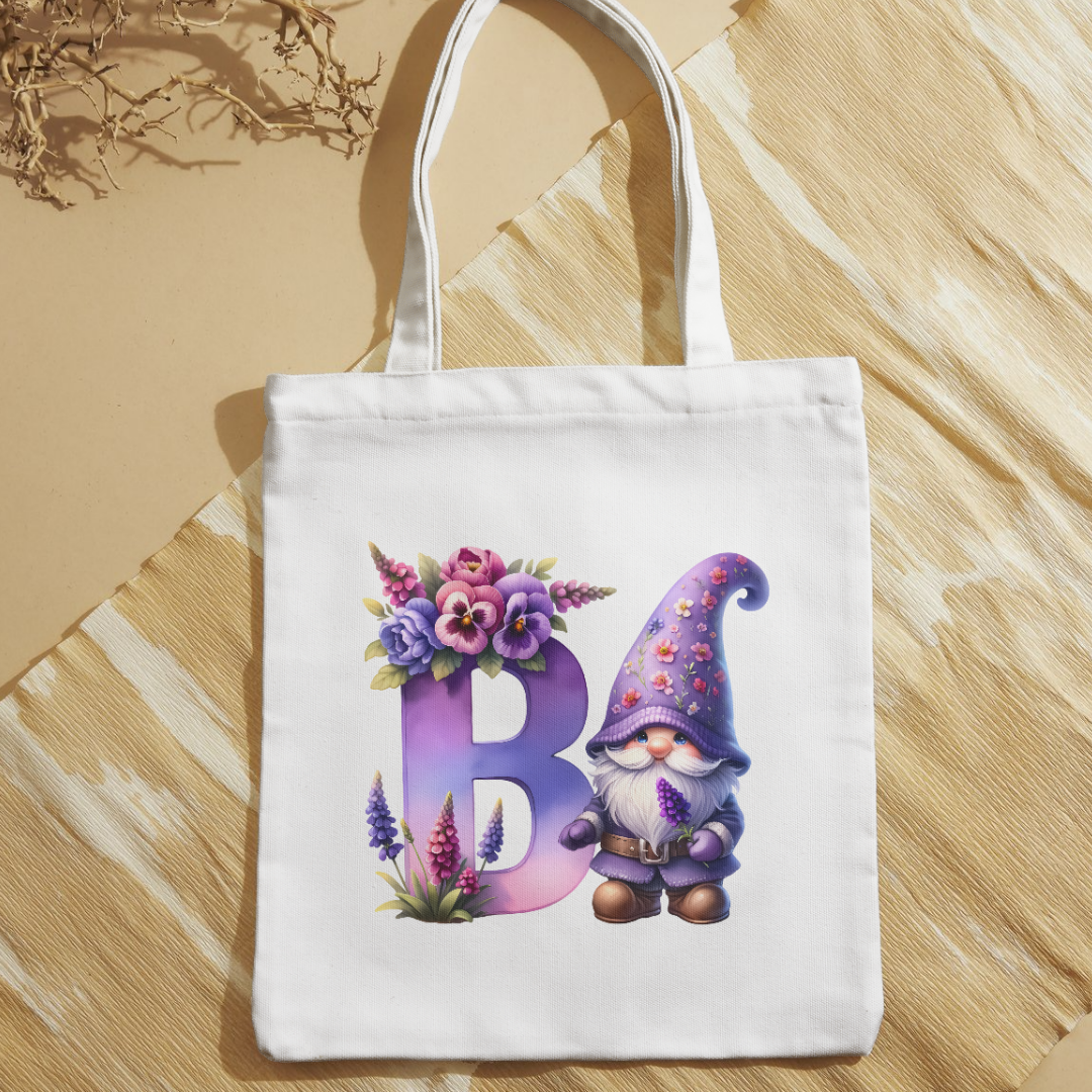 Personalised Tote Bag with Large Shoulder Handles