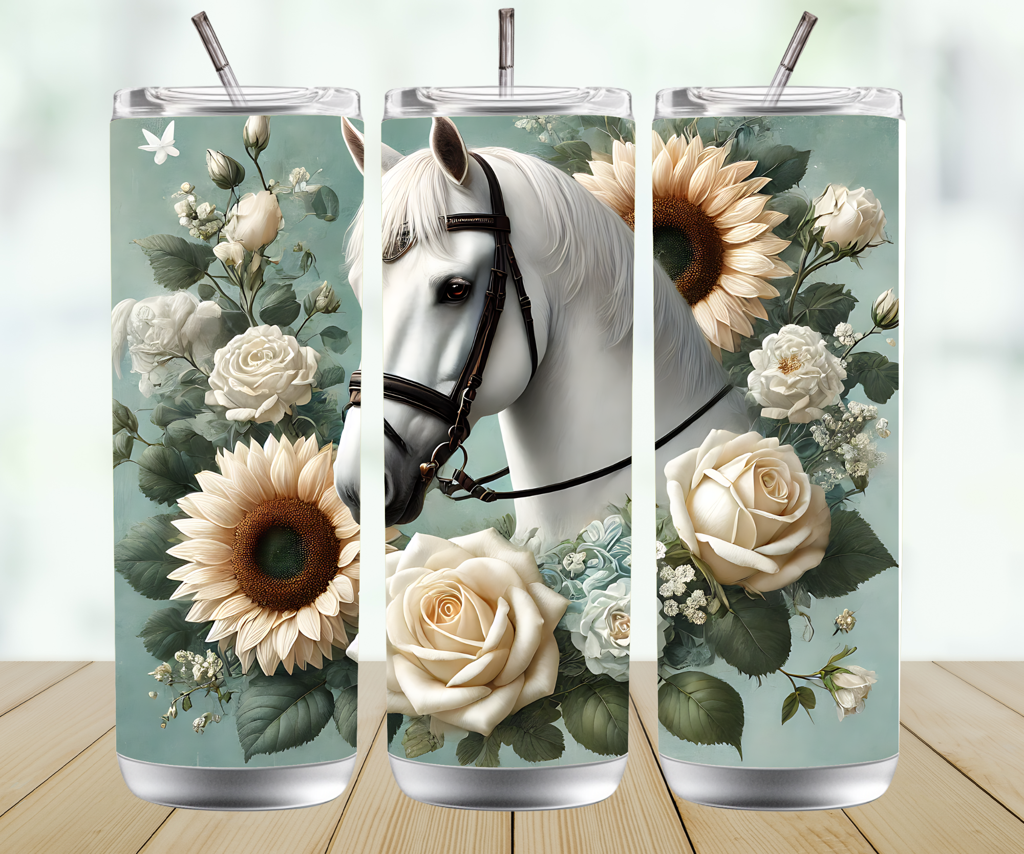 Personalised Straight Tumbler – Custom Name Skinny Tumbler with Lid & Straw