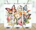 Personalised Straight Tumbler – Custom Name Skinny Tumbler with Lid & Straw