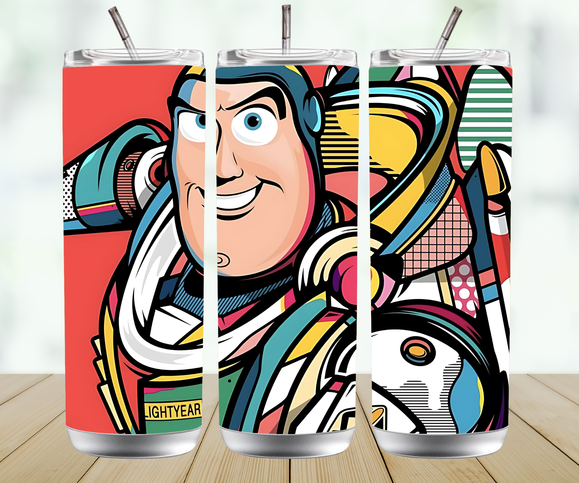 Personalised Straight Tumbler – Custom Name Skinny Tumbler with Lid & Straw