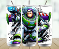 Personalised Straight Tumbler – Custom Name Skinny Tumbler with Lid & Straw