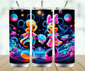 Personalised Straight Tumbler – Custom Name Skinny Tumbler with Lid & Straw