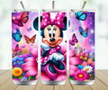 Personalised Straight Tumbler – Custom Name Skinny Tumbler with Lid & Straw