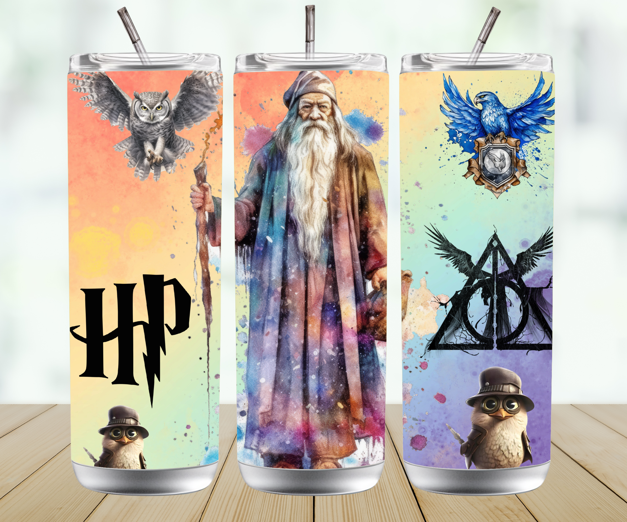 Personalised Straight Tumbler – Custom Name Skinny Tumbler with Lid & Straw